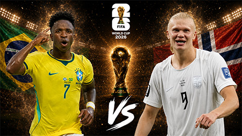 Siêu máy tính dự đoán kết quả Brazil vs Na Uy tại World Cup 2026