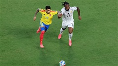 Trực tiếp Colombia 1-0 Ghana: Đại diện Nam Mỹ phá vỡ thế quân bình