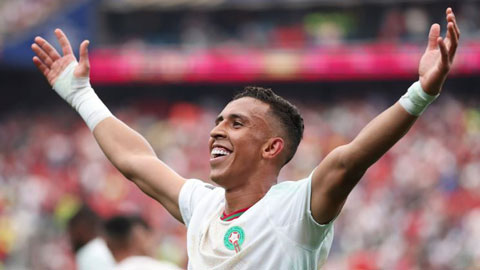 Rahimi ghi bàn phút 90+8, ấn định tỷ số 3-0 cho Morocco