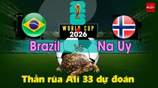 Thần Rùa Ali 33 dự đoán: Brazil vs Na Uy (Vòng 1/8 World Cup 2026)