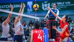 Tuyển bóng chuyền nữ U18 Việt Nam thua ĐKVĐ Trung Quốc ở tứ kết giải châu Á