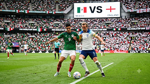 Trực tiếp Mexico vs Anh, 07h00 ngày 6/7