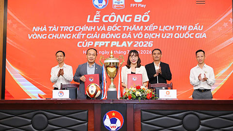 VCK U21 Quốc gia – Cúp FPT Play 2026: Hà Nội chung bảng với đương kim vô địch PVF-CAND