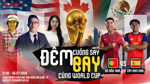 Trực tiếp trước trận Bồ Đào Nha vs Tây Ban Nha, Mỹ vs Bỉ