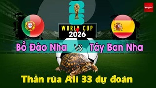 Thần Rùa Ali 33 dự đoán: Bồ Đào Nha vs Tây Ban Nha (Vòng 1/8 World Cup 2026)