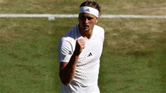 Alexander Zverev tiến sát cột mốc lần đầu vào tứ kết Wimbledon