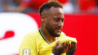 Neymar khóc nức nở, suy sụp rời Metlife Stadium