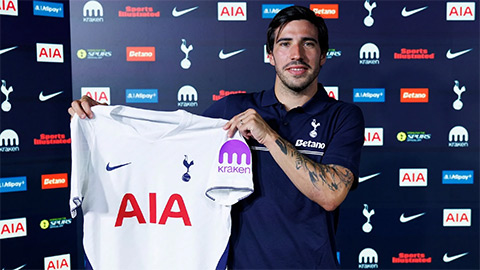 Chính thức! Tottenham ra mắt 'bom tấn' Tonali
