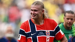 Erling Haaland bắt kịp Messi và Mbappe sau cú đúp tiễn Brazil về nước
