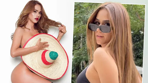 Mỹ nhân gợi cảm nhất Mexico khỏa thân cổ vũ đội nhà trước trận gặp Anh