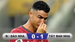 Kết quả Bồ Đào Nha 0-1 Tây Ban Nha: Tạm biệt Ronaldo!
