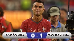 Kết quả Bồ Đào Nha 0-1 Tây Ban Nha: Tạm biệt Ronaldo!