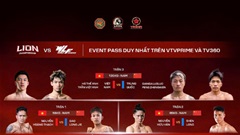 Lịch trình các trận đấu tại LION Championship 33
