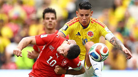 Trực tiếp Thụy Sĩ 0-0 Colombia: Đôi công hấp dẫn