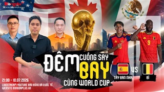 Trực tiếp trước trận Tây Ban Nha vs Bỉ