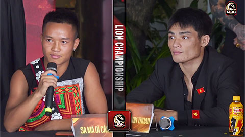 Sa Mã Dĩ Cách và Nguyễn Thành Thoan 'ăn miếng trả miếng' ở buổi Media Day