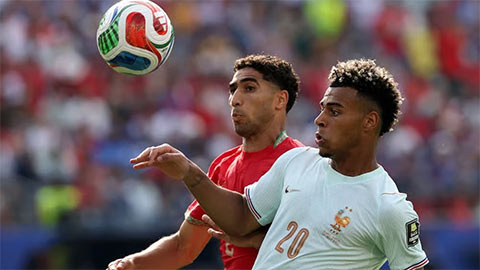 Trực tiếp Pháp 2-0 Morocco: Dembele nhân đôi cách biệt