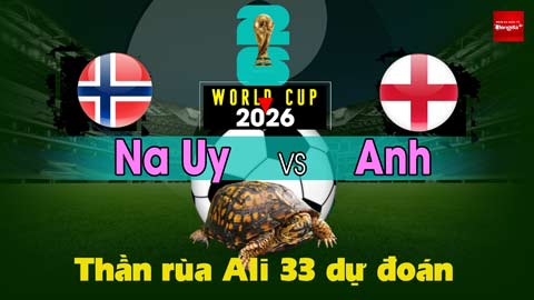 Thần Rùa Ali 33 dự đoán: Na Uy vs Anh (Tứ kết World Cup 2026)