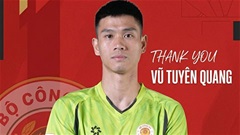 Công an Hà Nội chia tay cựu thủ môn ĐT Việt Nam