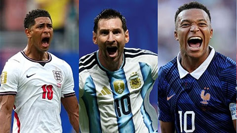 Mbappe dẫn đầu ĐHTB tứ kết World Cup 2026, Pháp và Argentina áp đảo