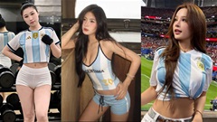 Loạt người đẹp Việt cổ vũ hết mình cho Messi và ĐT Argentina