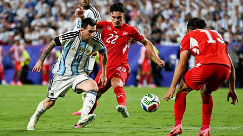 Tường thuật Argentina 1-1 (hiệp phụ 3-1) Thụy Sĩ 