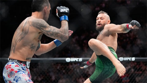 McGregor thua sau 69 giây, UFC 329 chứng kiến cơn mưa knock-out