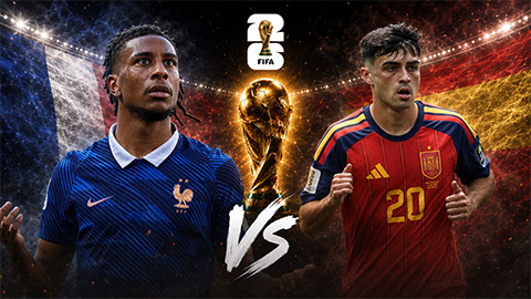 Siêu máy tính dự đoán kết quả Pháp vs Tây Ban Nha tại World Cup 2026