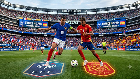 Trực tiếp Pháp vs Tây Ban Nha, 02h00 ngày 15/7