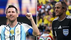 Messi toàn thắng với trọng tài bắt chính trận Anh vs Argentina