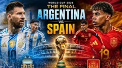 Trực tiếp Tây Ban Nha vs Argentina, 02h00 ngày 20/7