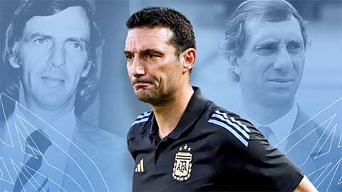 Scaloni san bằng kỷ lục 36 năm, tiến sát cột mốc vô tiền khoáng hậu