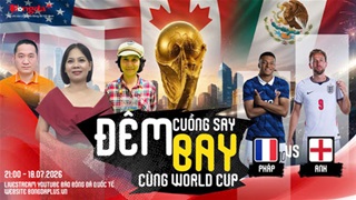 Trực tiếp trước trận Pháp vs Anh