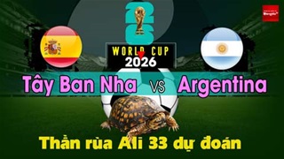 Thần Rùa Ali 33 dự đoán: Tây Ban Nha vs Argentina (Chung kết World Cup 2026)