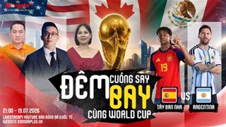 Trực tiếp trước trận Tây Ban Nha vs Argentina