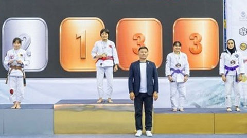 Jujitsu Việt Nam giành 6 HCV, xếp nhì giải vô địch châu Á 2026
