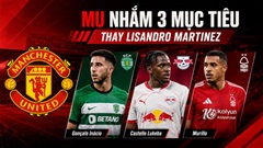 3 trung vệ lệch trái mà MU có thể chiêu mộ thay Lisandro Martinez