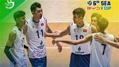 Tuyển bóng chuyền nam Việt Nam thua ngược Thái Lan ở chặng hai SEA V.Cup 2026