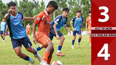 Highlight U17 TP.HCM vs U17 SHB Đà Nẵng: 3-4 (Tứ kết U17 Quốc gia 2026)