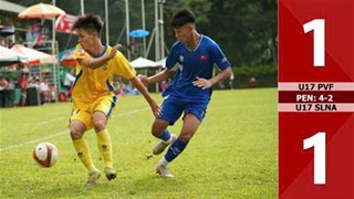 Highlight U17 PVF vs U17 SLNA: 1-1, pen 4-2  (Tứ kết U17 Quốc gia 2026)