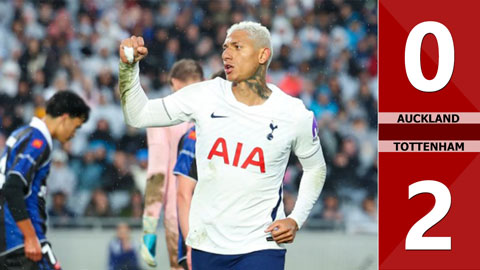 Highlight Auckland vs Tottenham: 0-2 (Giao hữu Quốc tế 2026)