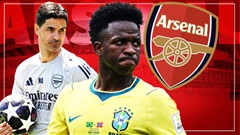 Siêu hợp đồng Arsenal dành cho Vinicius khủng cỡ nào?