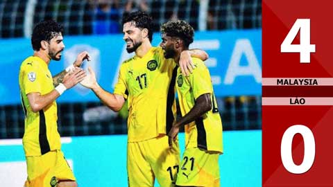 VIDEO: Toàn cảnh Malaysia đánh bại Lào 4-0