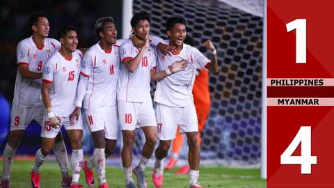 VIDEO: Toàn cảnh chiến thắng 4-1 của Myanmar trước Philippines