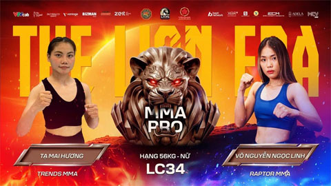 Võ Nguyễn Ngọc Linh đấu Tạ Mai Hương tại LION Championship 34