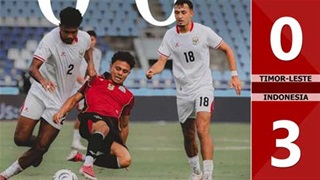 VIDEO: Toàn cảnh chiến thắng 3-0 của Indonesia trước Timor Leste