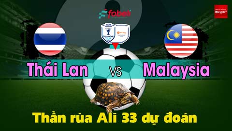 Thần Rùa Ali 33 dự đoán: Thái Lan vs Malaysia (Vòng bảng AFF Cup 2026)