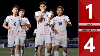 VIDEO: Toàn cảnh Philippines đánh bại Lào 4-1
