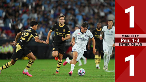 Highlight Man City vs Inter Milan: 1-1, pen 1-3 (Giao hữu CLB 2026)