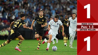 Highlight Man City vs Inter Milan: 1-1, pen 1-3 (Giao hữu CLB 2026)